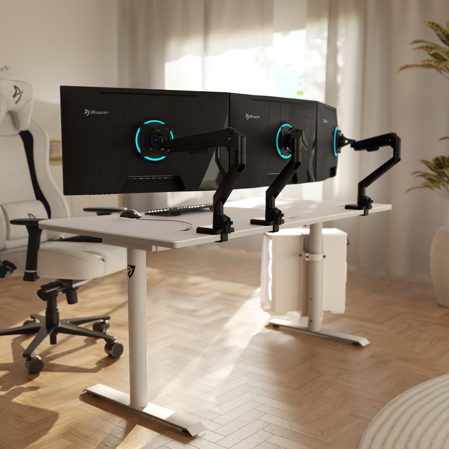 Alzare Neo Single - Brazo para monitor con resorte de gas