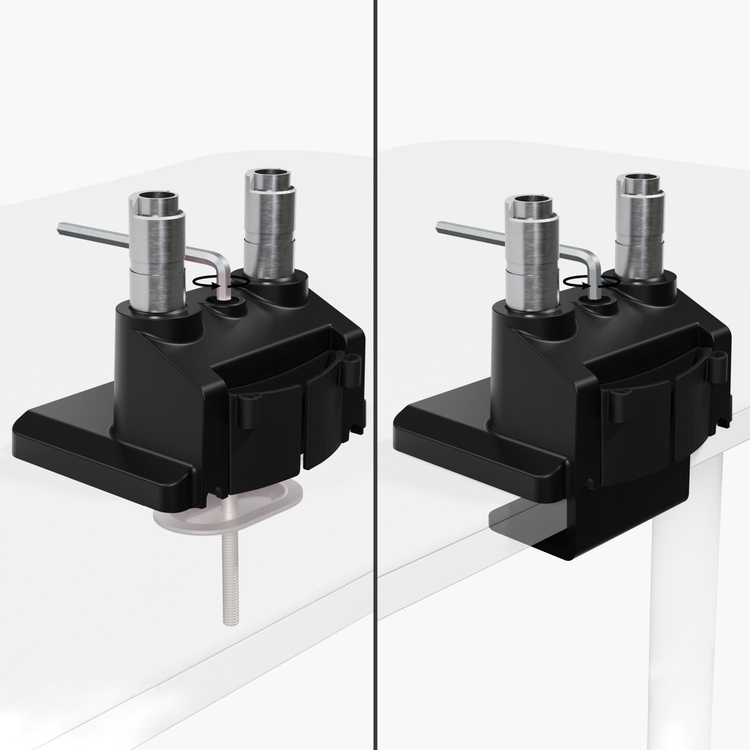 Alzare Neo Duo - Brazo para monitor con resorte de gas