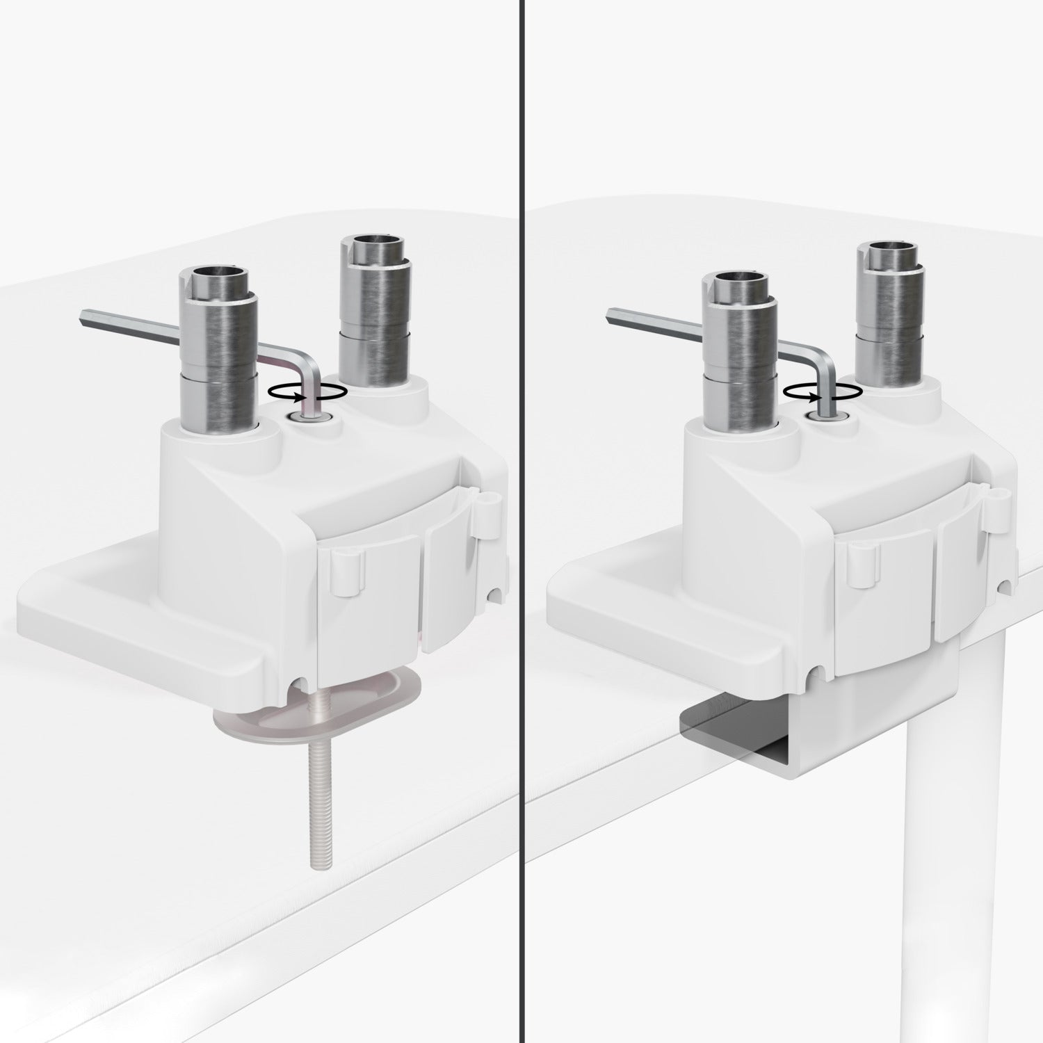 Alzare Neo Duo - Brazo para monitor con resorte de gas