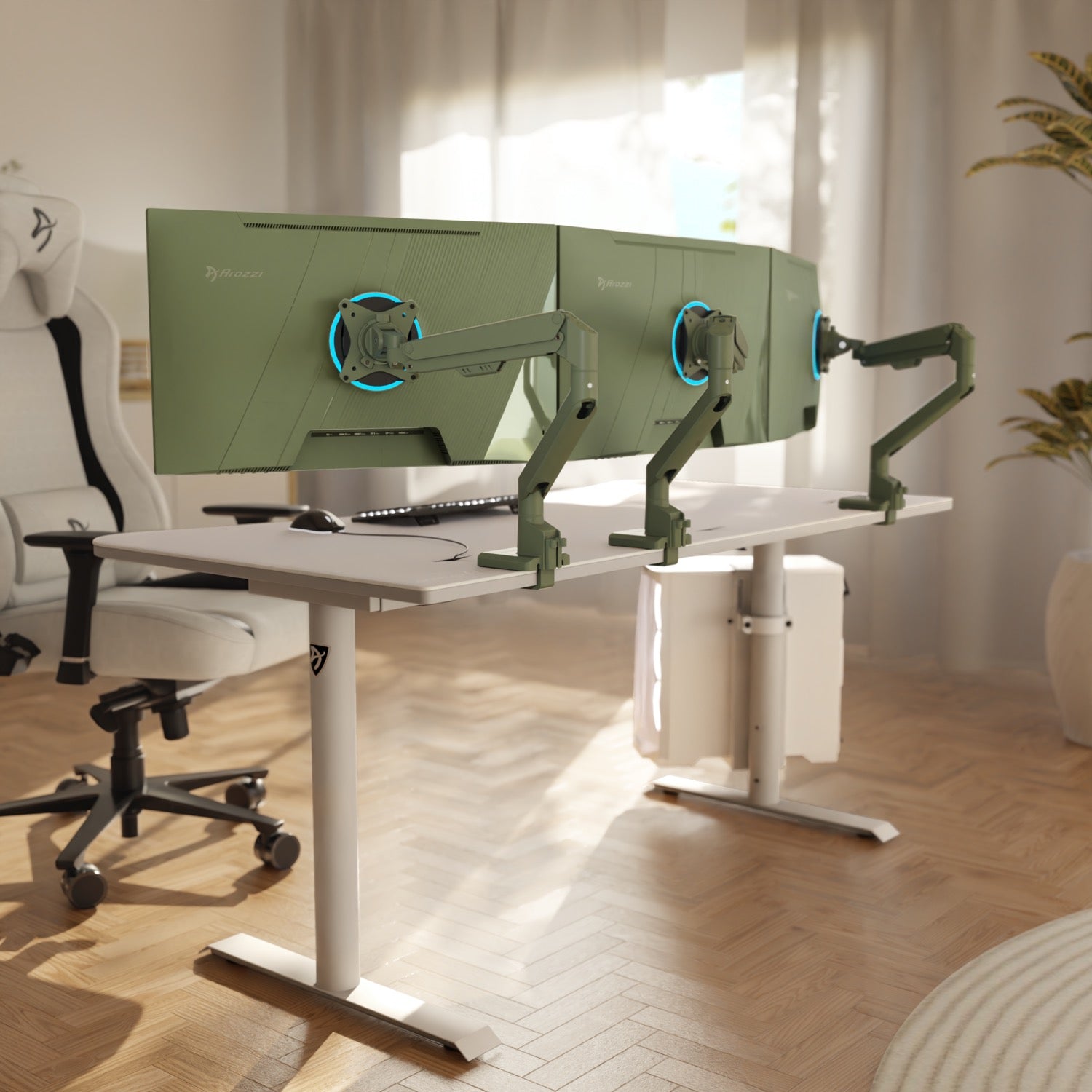 Alzare Neo Single - Brazo para monitor con resorte de gas