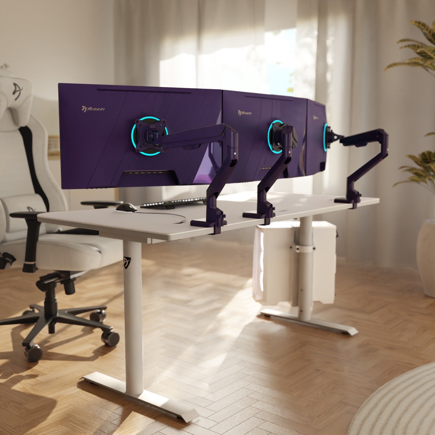 Alzare Neo Single - Brazo para monitor con resorte de gas