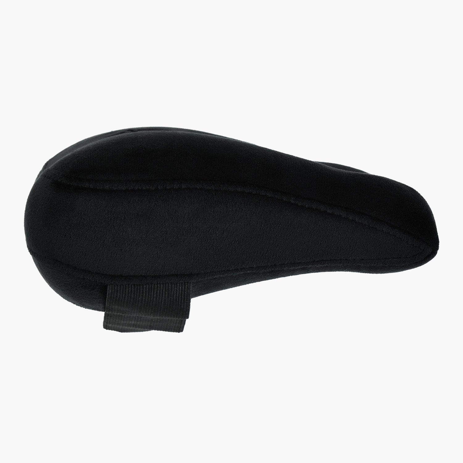 Almohada de soporte cervical de terciopelo negro