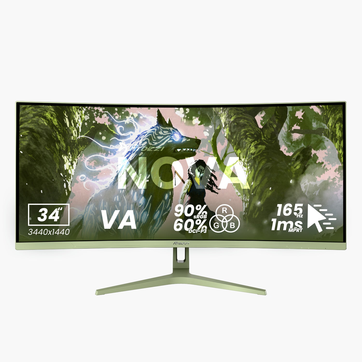 Nova 34“ Curved VA 165Hz - Gaming Monitor