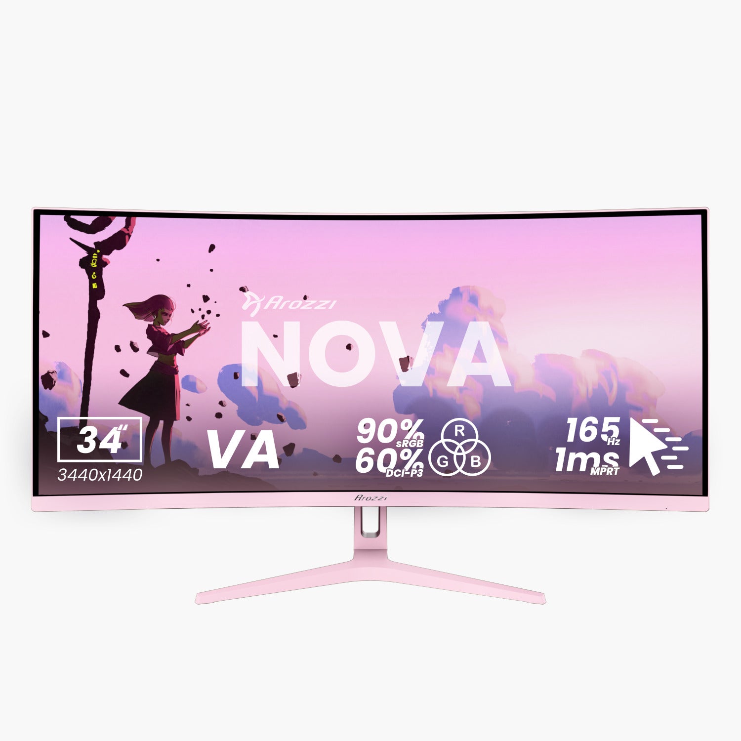 Nova 34“ Curved VA 165Hz - Gaming Monitor