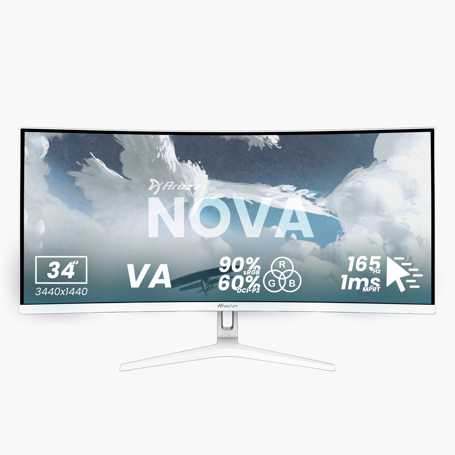 Nova 34“ Curved VA 165Hz - Gaming Monitor