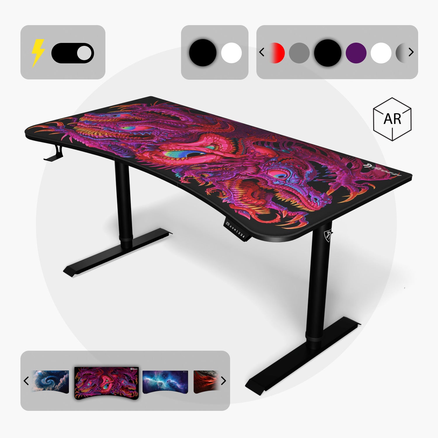 Arena Gaming Desk - Grande (Personaliza la tuya)