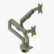 Alzare Neo Duo - Gas Spring Monitor Arm - Forest Green