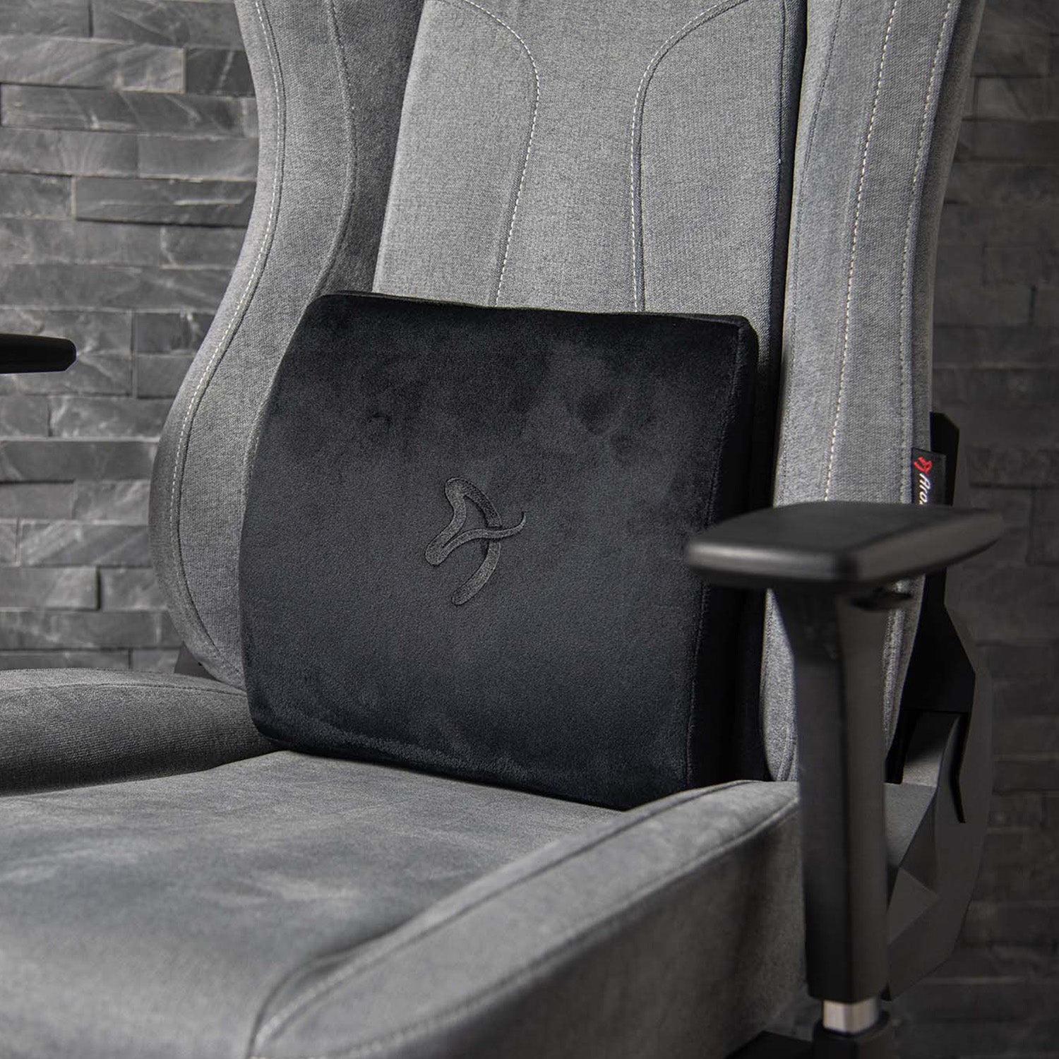 Cojín de soporte lumbar Velvet Black