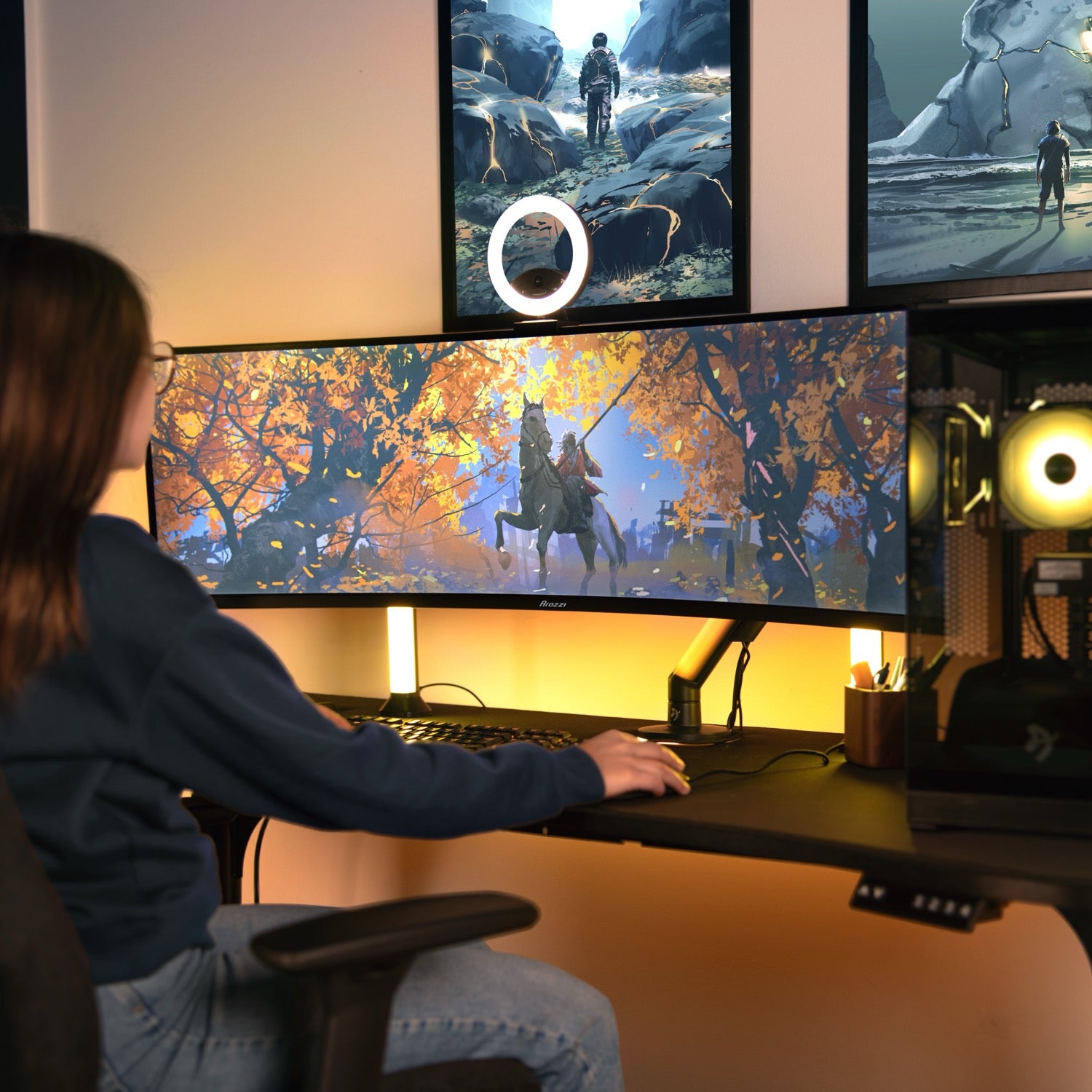 Nova 49“ Curvo VA 165Hz - Monitor Gaming Ultrapanorámico
