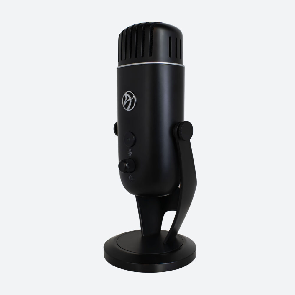 Noir 35 x 15 x 20 cm Arozzi Colonna Microphone 